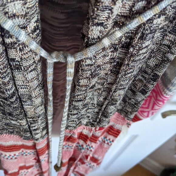 DESIGUAL Mencia Sleeveless Cardigan Vest Multi Color Size XS @O - Picture 5 of 11